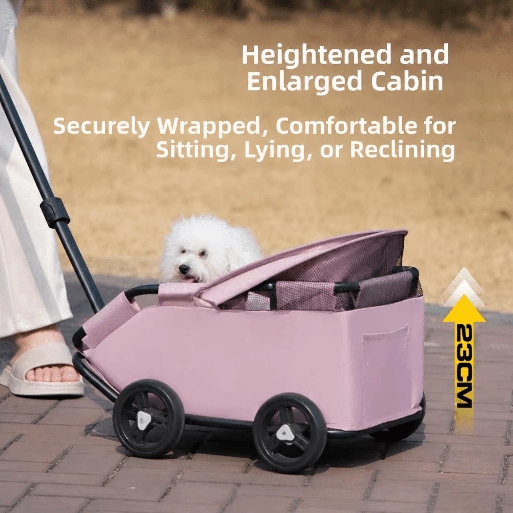 Foldable Backpack Small - Carrinho de passeio dobrável para animais