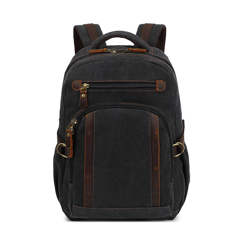 Canvas Backpack Casual - Novo casual transfronteiriço mochila masculina na
