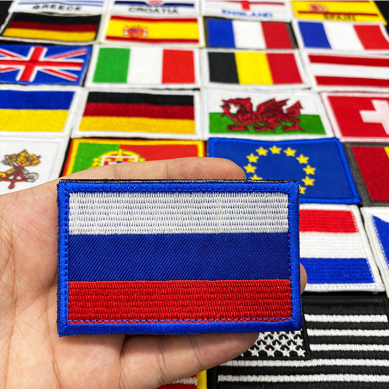 Urban Backpack Tactical - Bandeira do país bordado gancho loop
