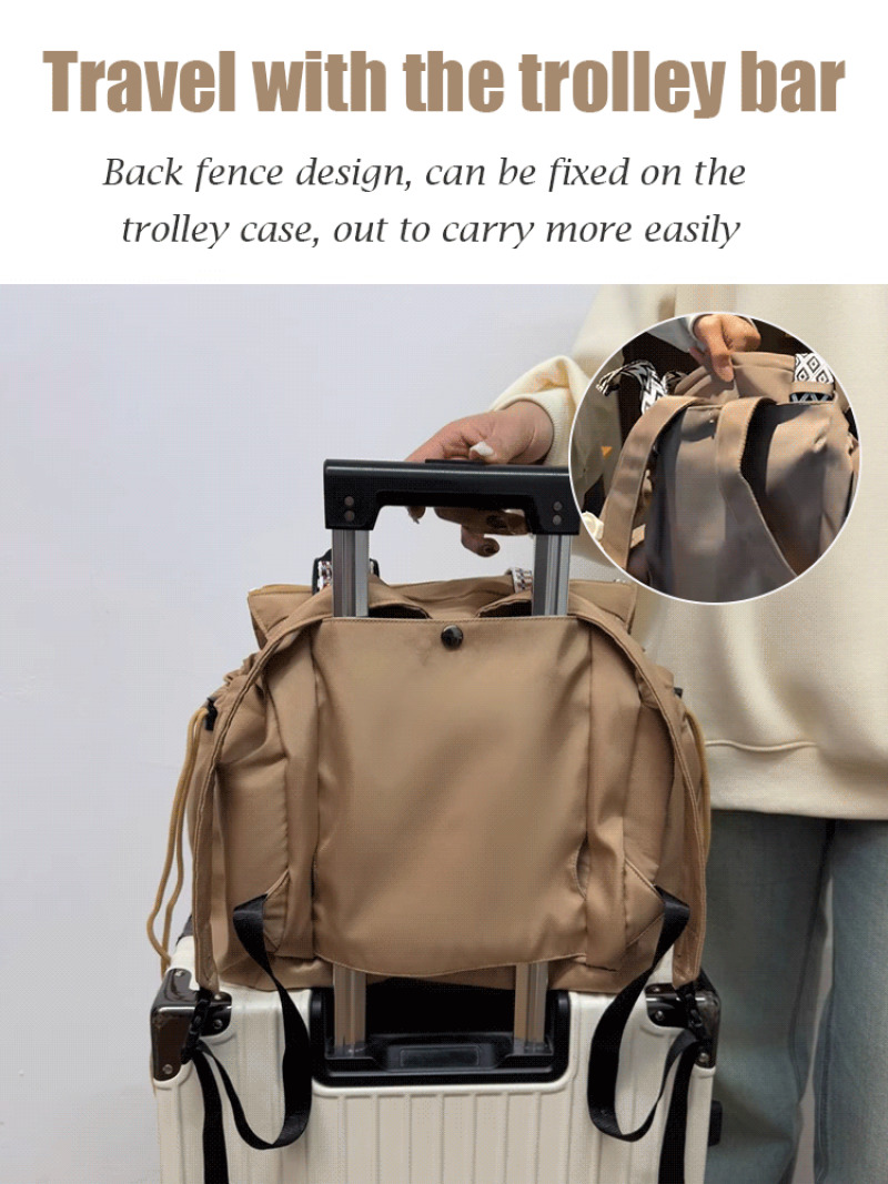 Backpack Diaper Bag - Mochila Multifuncional Feminina, Organizador de Viagem,