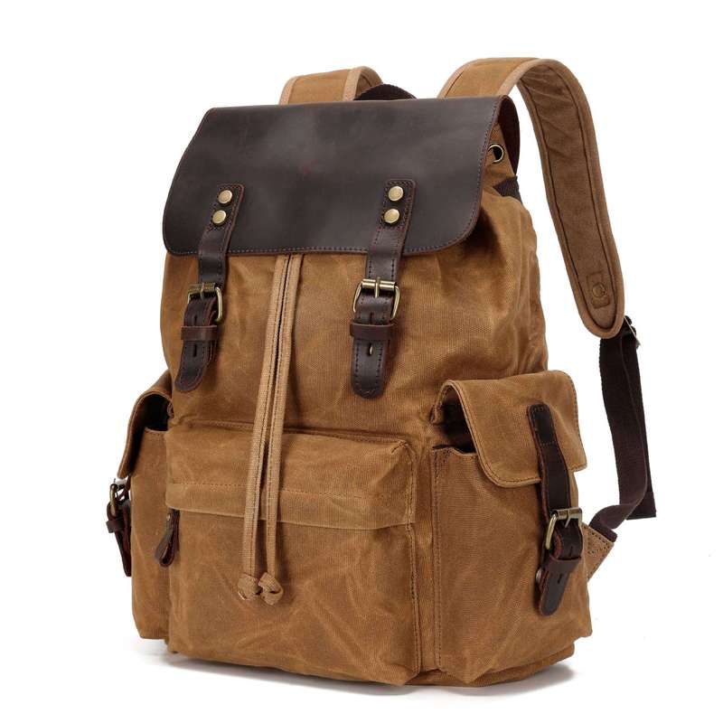 Nova mochila masculina de lona - Canvas Backpack Casual avaliação e preço