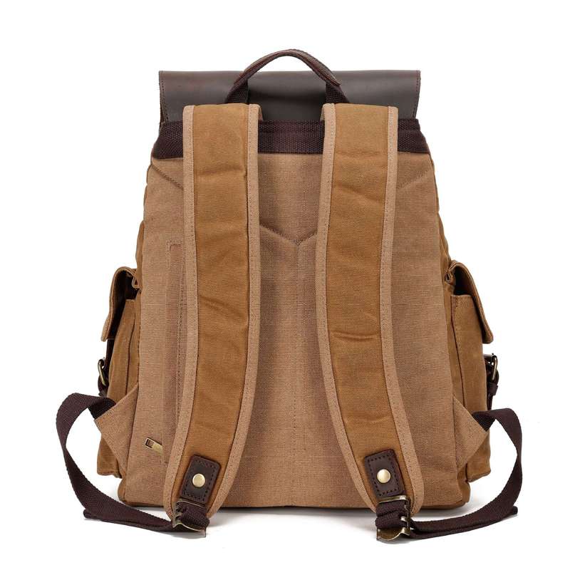Nova mochila masculina de lona - Canvas Backpack Casual avaliação e preço