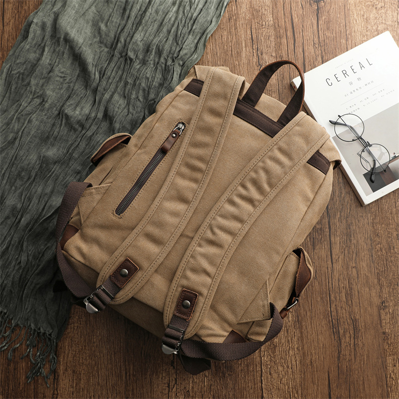 Retro masculino ao ar livre ci - Canvas Backpack Casual avaliação e preço