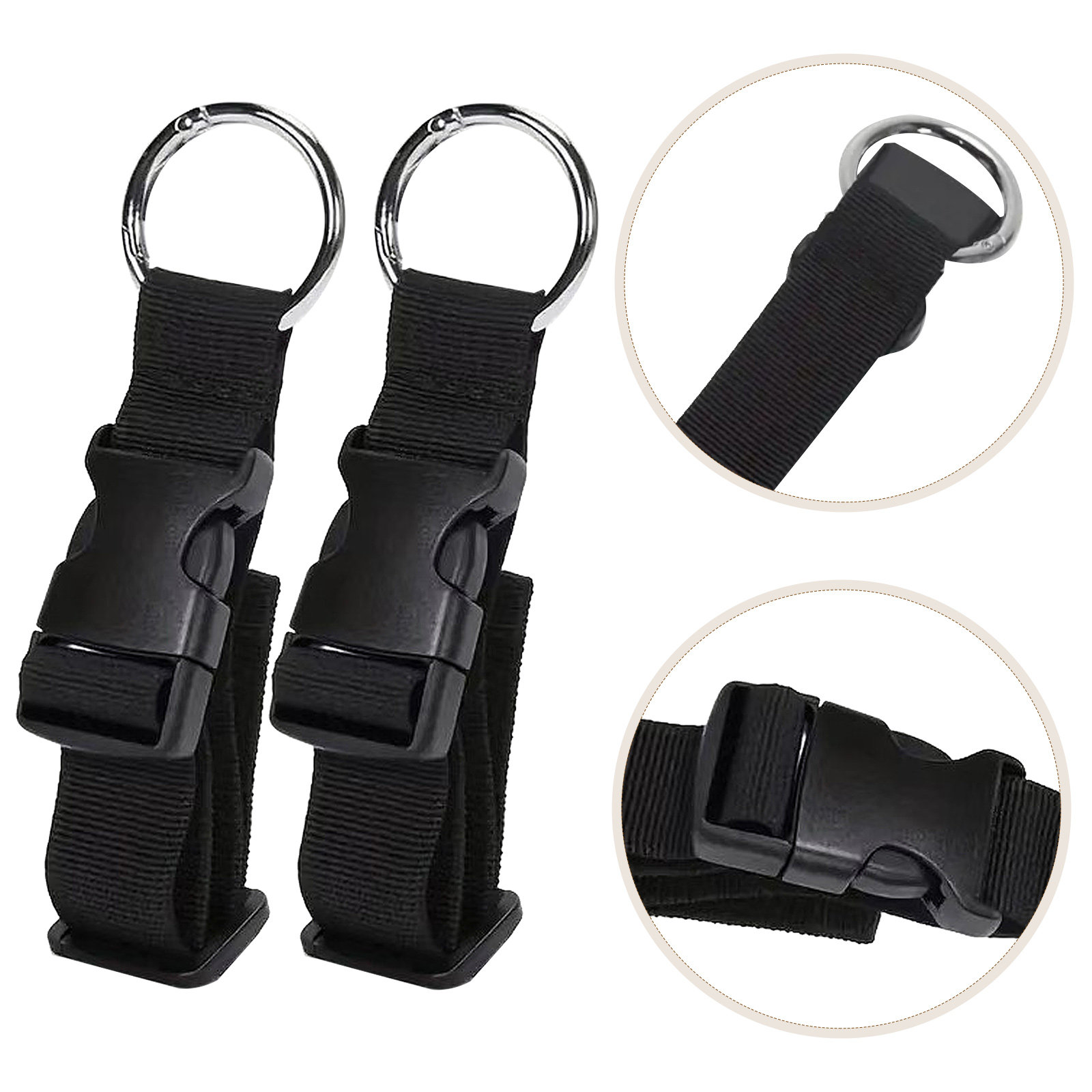 2 Peças Gancho para Cadeira de - Backpack Diaper Bag avaliação e preço