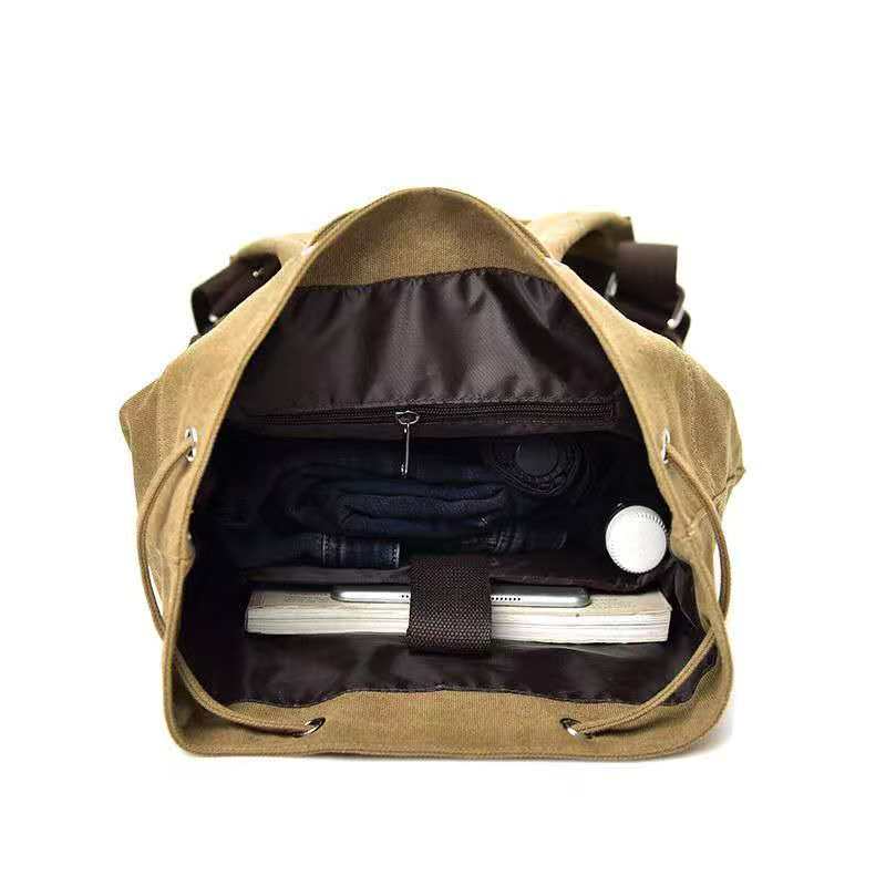 2026 mochila de lona com alças - Canvas Backpack Casual avaliação e preço