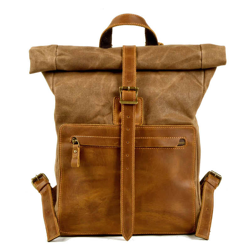 Novo modelo de mochila masculi - Canvas Backpack Casual avaliação e preço