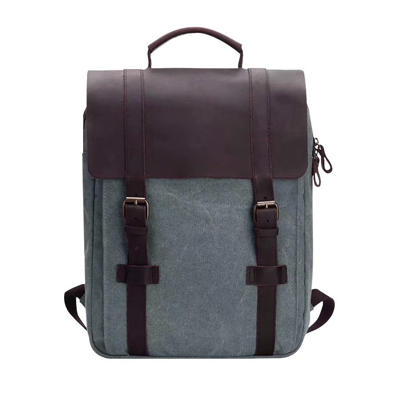 Mochila de lona retrô masculin - Canvas Backpack Casual avaliação e preço