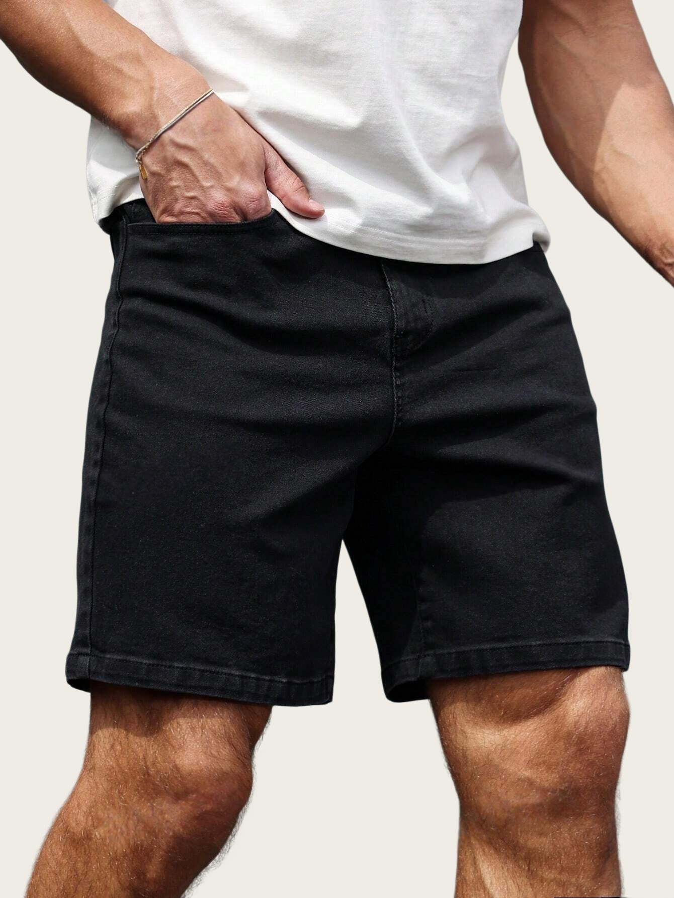Bermudas Jeans Slim Pretas par - Levis Jeans 501 avaliação e preço