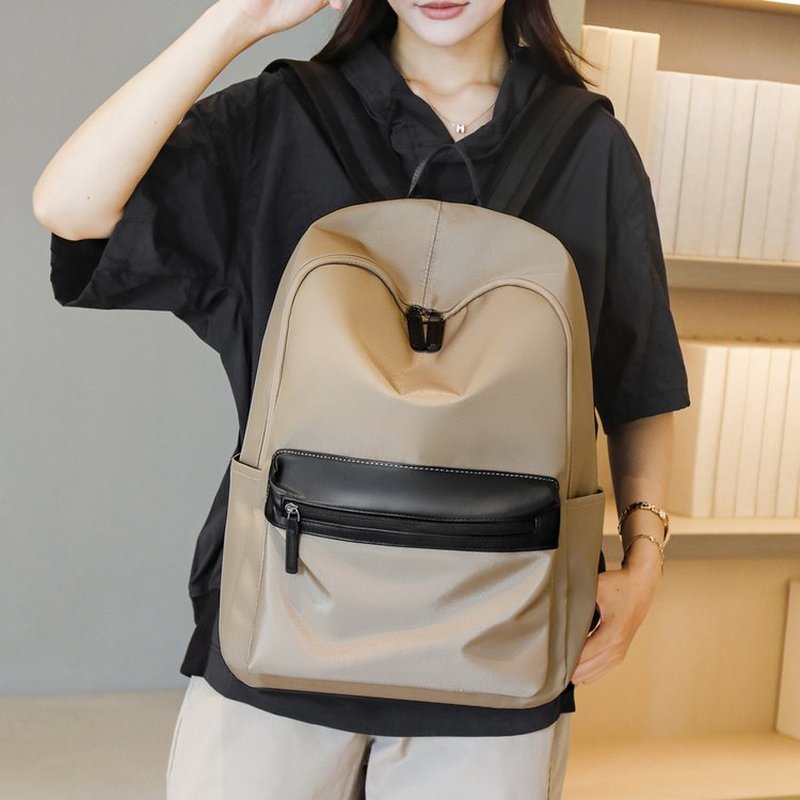 Mochila Casual Preta de Grande - Canvas Backpack Casual avaliação e preço