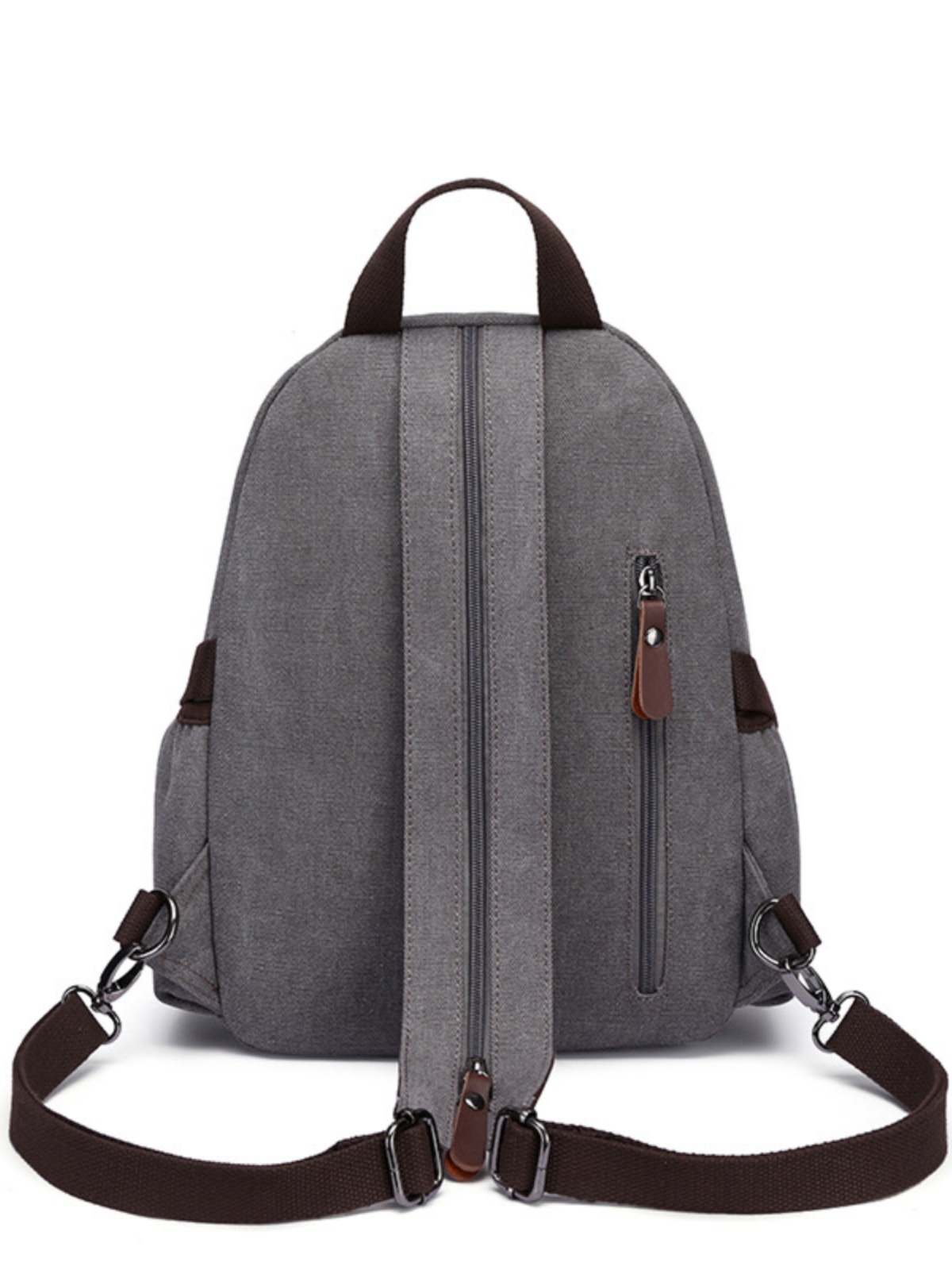 Mochila Pequena de Lona Mascul - Canvas Backpack Casual avaliação e preço