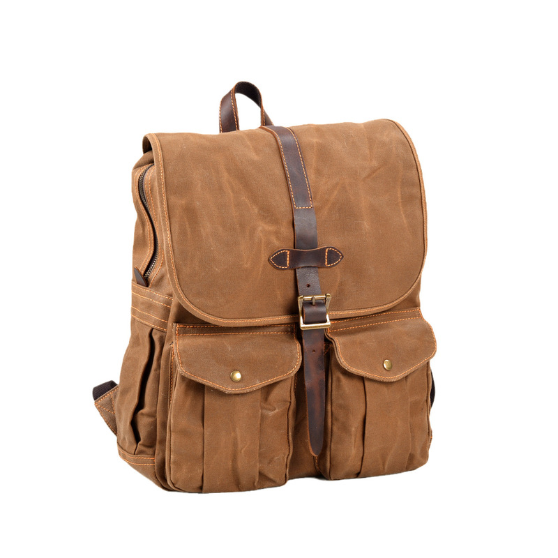 Nova mochila masculina de lona - Canvas Backpack Casual avaliação e preço